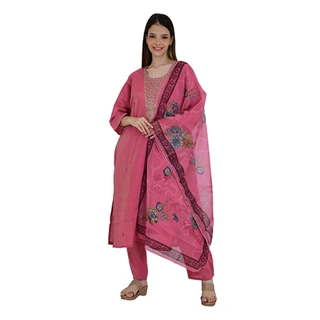 Cotton Floral Printed Kurti Product Photoshoot